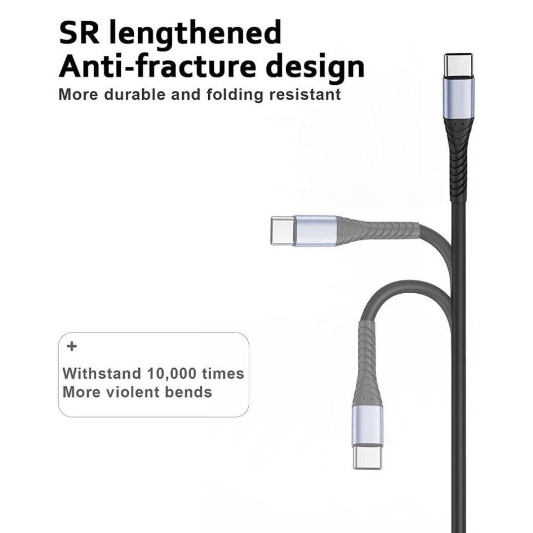 ReHisk High-Speed USB-C to USB-C Cable 3Ft, 10 Packs